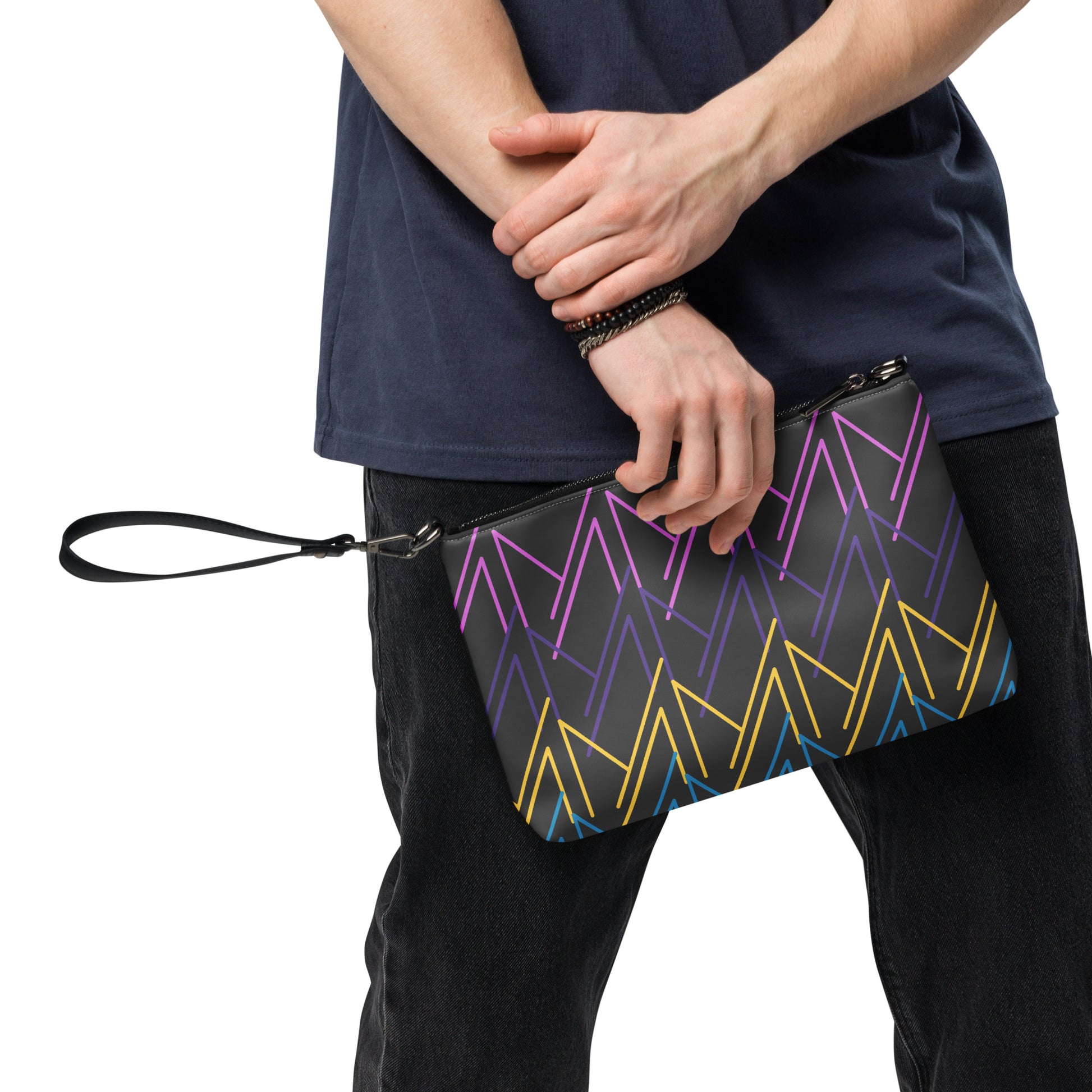 Purple Misfits ColorLines Crossbody bag - Misfit Marketing Designs