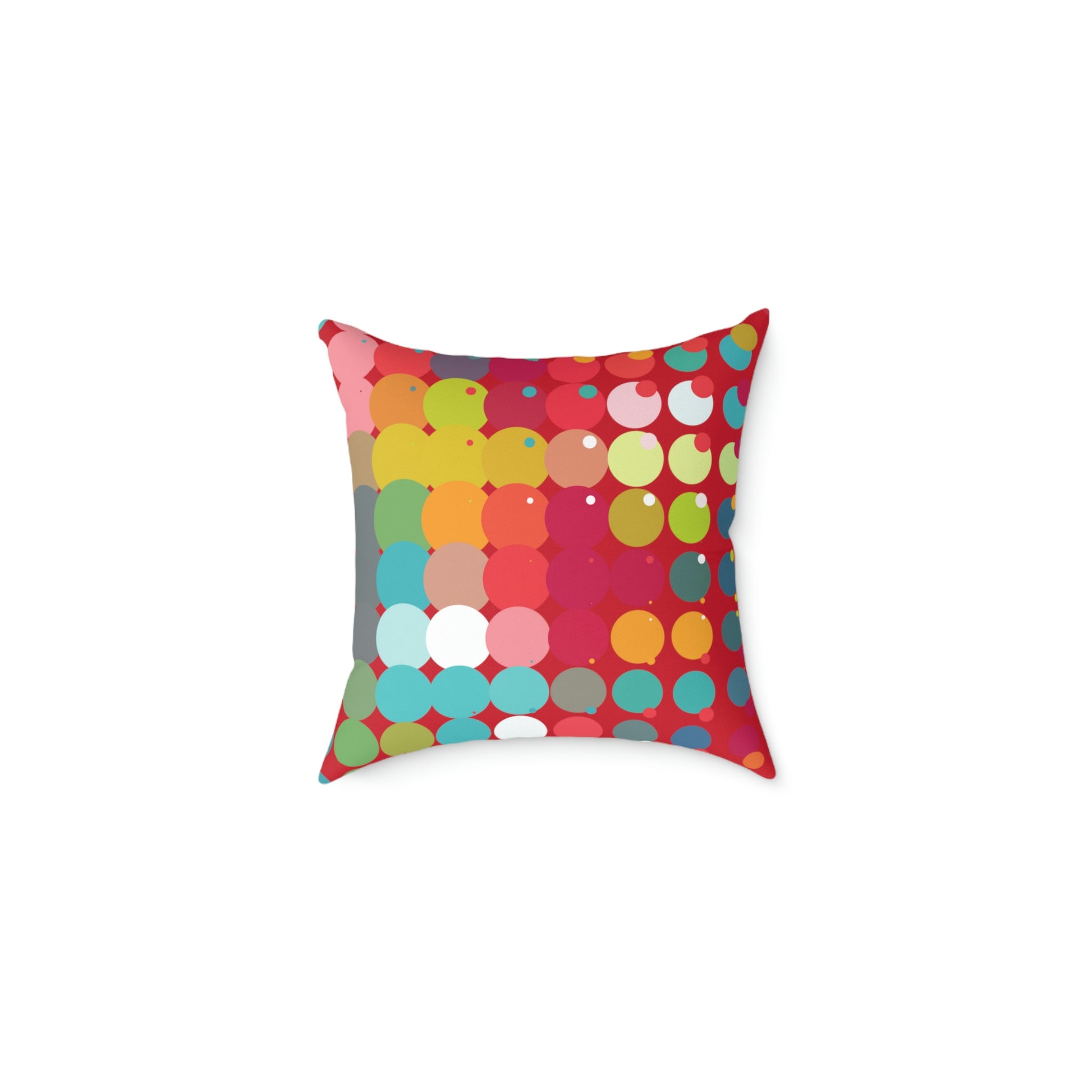 Bold & Bright Patterned Red Accent Pillow - Misfit Marketing Designs