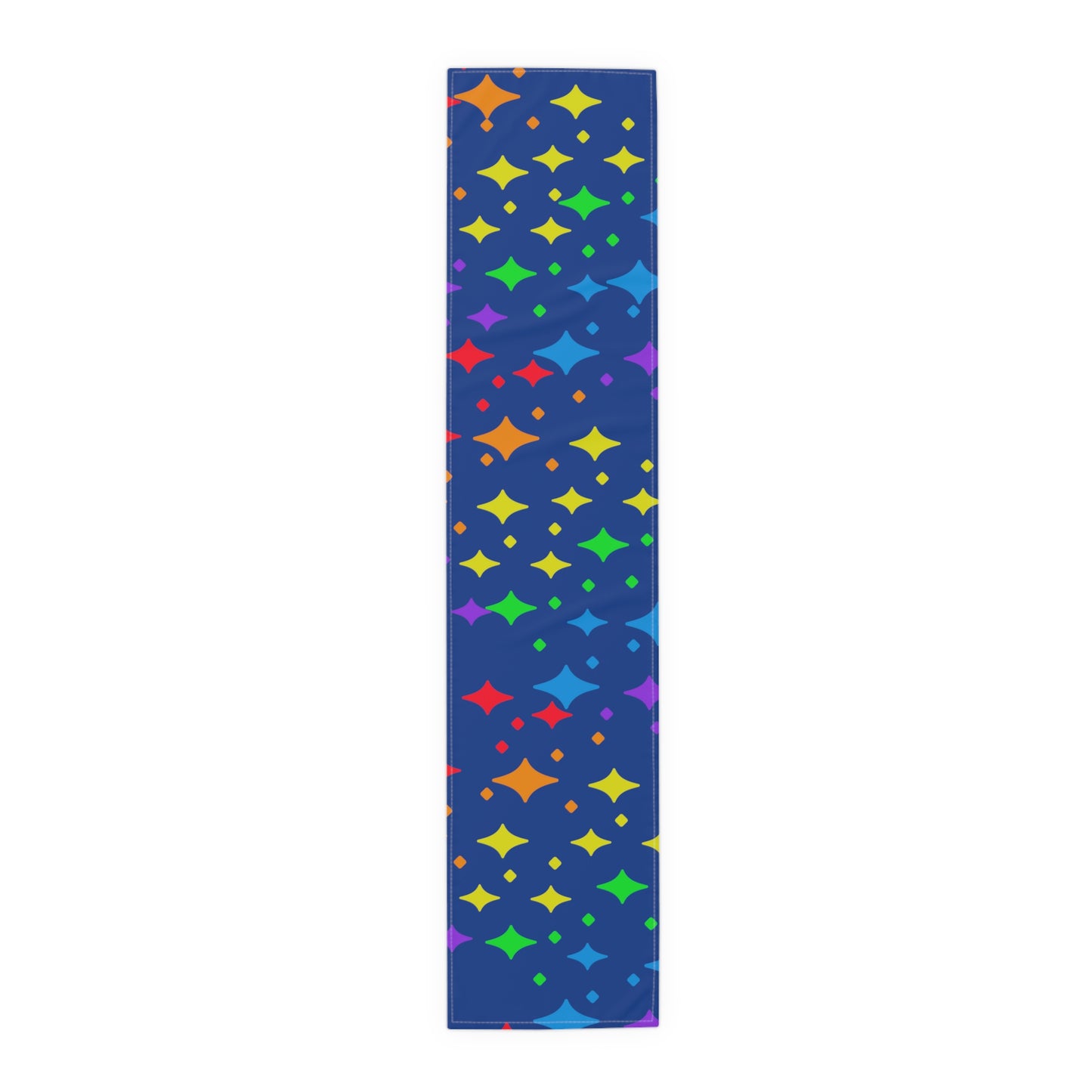 Rainbow Pride Stars Table Runner - Misfit Marketing Designs