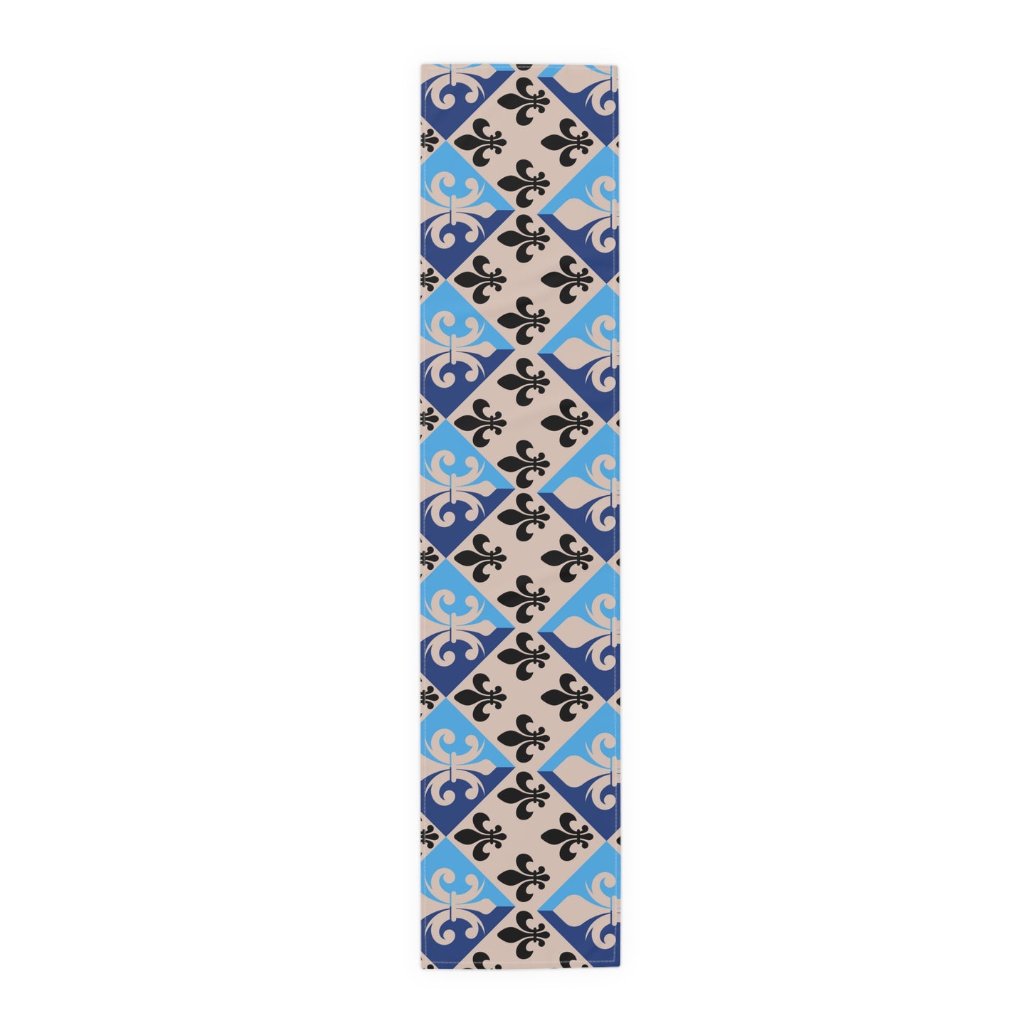 Elegant Fleur De Lis Table Runner in Dorchester Pink - Misfit Marketing Designs