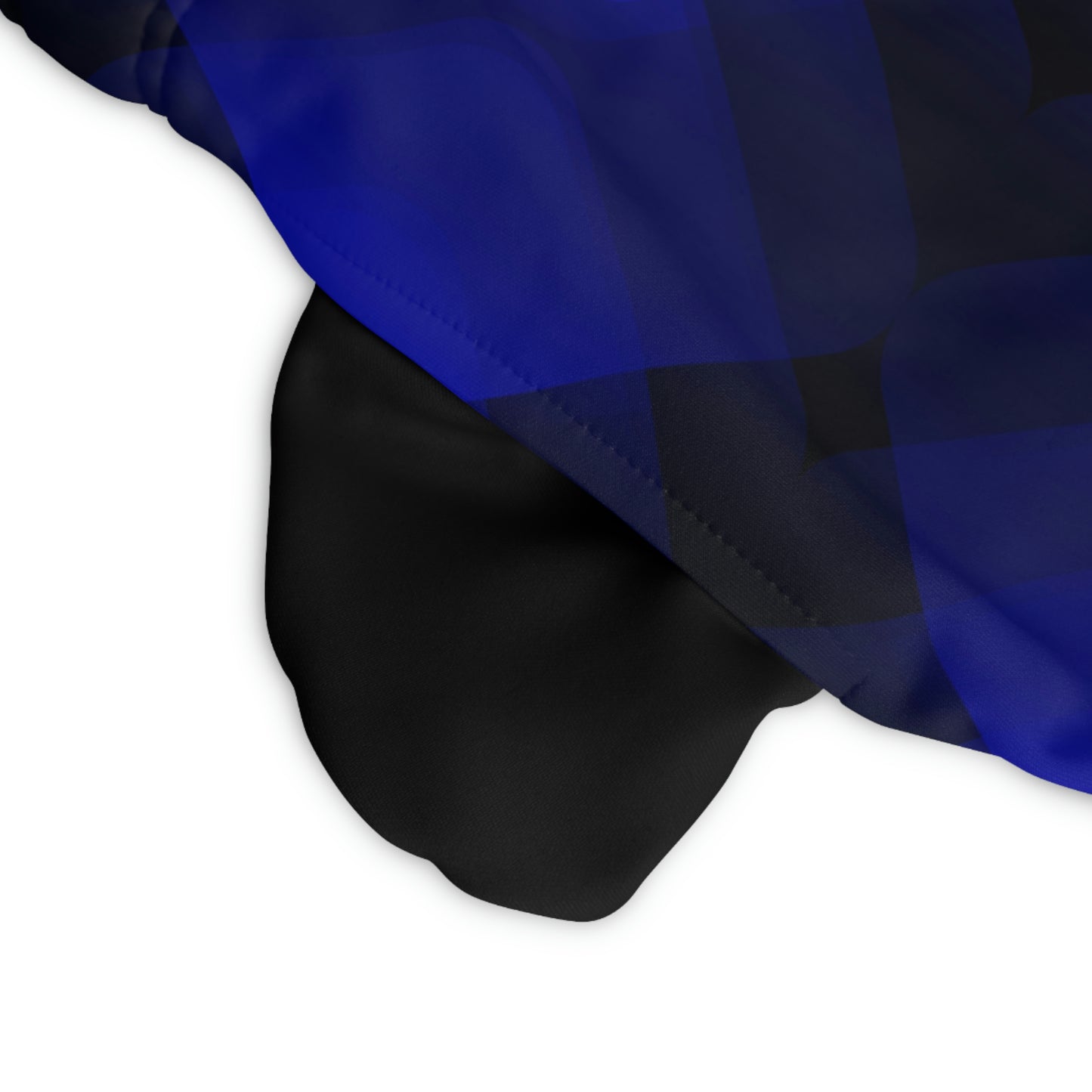 Black and Blue Modern Gradient Athletic Long Shorts - Misfit Marketing Designs