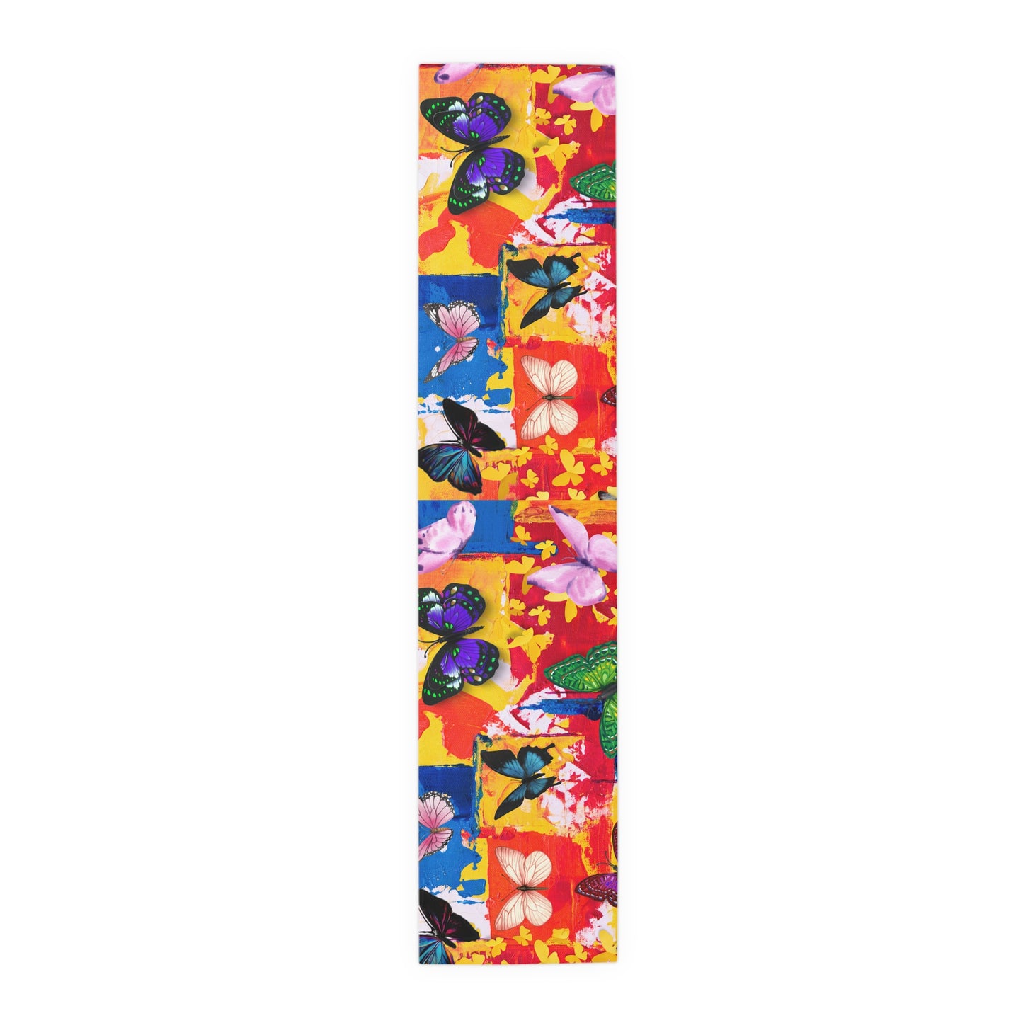 Abstract Butterflies Table Runner - Misfit Marketing Designs